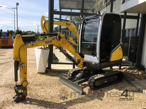 caption WACKER NEUSON 2025 ET18 VDS Cabin Excavator 5 YEAR WARRANTY (2100KG)