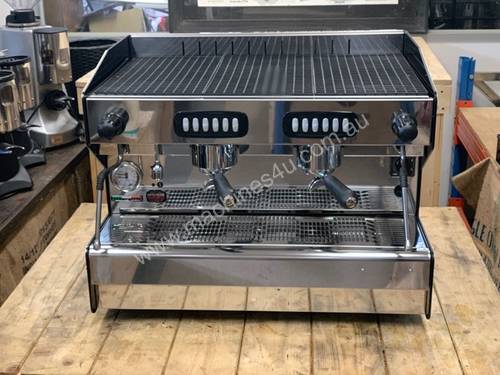 SAB JOLLY PRESTIGE 2 GROUP STAINLESS ESPRESSO COFFEE MACHINE