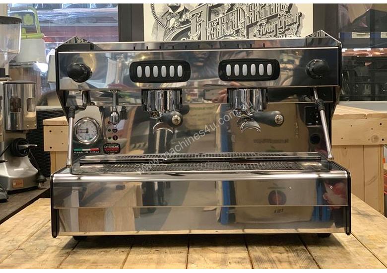 Used SAB SAB JOLLY PRESTIGE 2 GROUP STAINLESS ESPRESSO COFFEE MACHINE