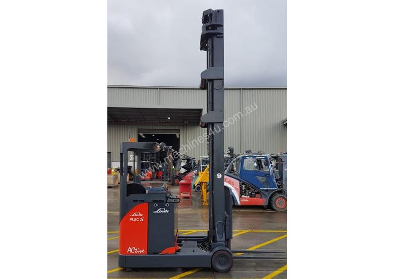 caption Used Forklift: R20S Genuine Preowned Linde 2t