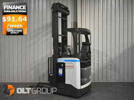 Nissan High Lift Forklift 7950mm Electric Ride Reach Truck Electric 1.6 Tonne Melbourne - picture0' - Click to enlarge