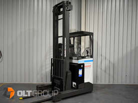 Nissan High Lift Forklift 7950mm Electric Ride Reach Truck Electric 1.6 Tonne Melbourne - picture0' - Click to enlarge