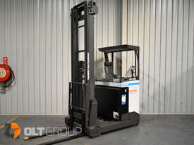 Nissan High Lift Forklift 7950mm Electric Ride Reach Truck Electric 1.6 Tonne Melbourne - picture1' - Click to enlarge