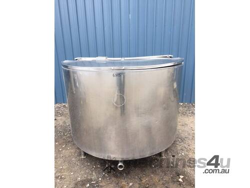 1,600ltr Insulated Stainless Steel Tank, Milk Vat