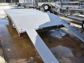 12X8 FLAT TOP BEAVER-TAIL TRAILER - 1990 kg ATM - picture2' - Click to enlarge