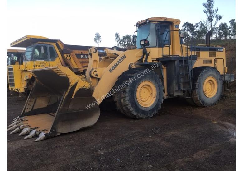 caption Komatsu WA600-3 Wheel Loader