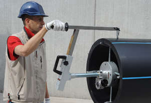 355-710mm Rotary PE Pipe Scraper - Ritmo RTC 710