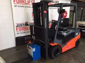 TOYOTA 8FBN25 14593 BATTERY ELECTRIC FORKLIFT 4700 MM CONTAINER MAST - picture1' - Click to enlarge