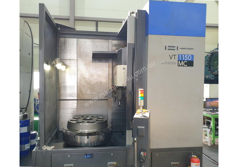 caption 2011 Hwacheon VT-1150MC CNC Vertical Turn Mill