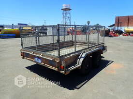 2005 CUSTOM MADE TANDEM AXLE CAGED GALVANISED BOX TRAILER - picture0' - Click to enlarge