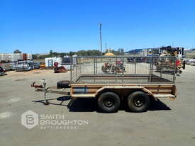 2005 CUSTOM MADE TANDEM AXLE CAGED GALVANISED BOX TRAILER - picture1' - Click to enlarge
