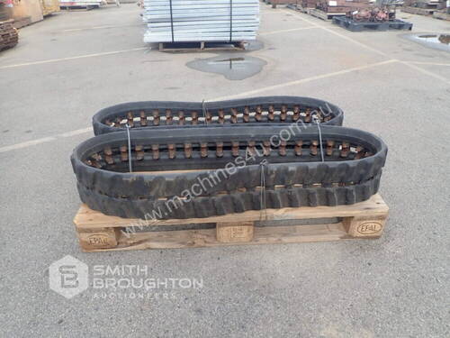 2 X TAITE MINI EXCAVATOR RUBBER TRACKS