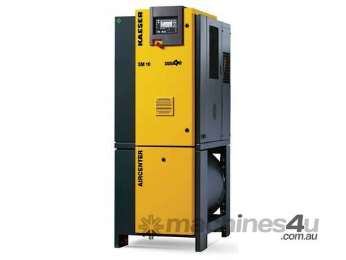 caption New Kaeser SM16 Air Centre. 9kw - 56cfm Rotary Screw Air Compressor