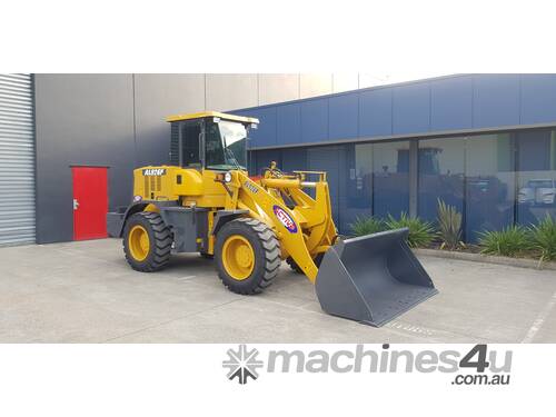 AL926F 8T Wheel Loader Includes Hydraulic Quick Hitch, Fork Frame, 4-in-1 Bucket, Reversing Camera