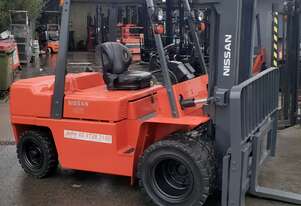 ACTIVE FORKLIFTS - Nissan Forklift for sale 4.5 ton 1.8m wide carriage 4.5m lift height Dual soild w ACTIVE FORKLIFTS - Nissan Forklift for sale 4.5 ton 1.8m wide carriage 4.5m lift height Dual soild w