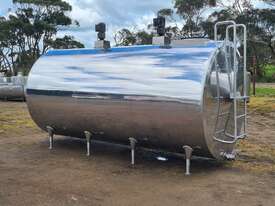 STAINLESS STEEL TANK, MILK VAT 8600lt - picture0' - Click to enlarge