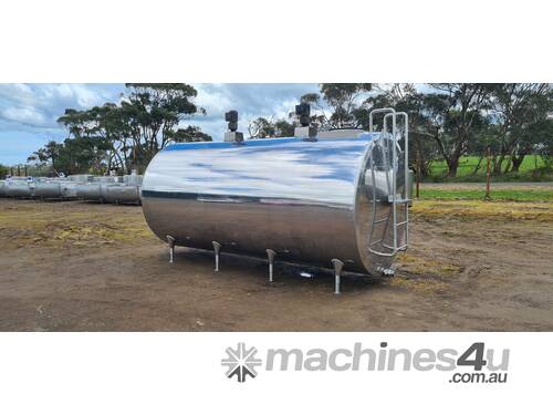 STAINLESS STEEL TANK, MILK VAT 8600lt