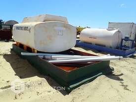 SKID MOUNTED DIESEL TANK WITH POLY PIPE - picture0' - Click to enlarge