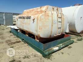 SKID MOUNTED DIESEL TANK WITH POLY PIPE - picture1' - Click to enlarge