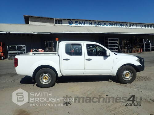 2013 NISSAN D40 NAVARA RX 4X4 DUAL CAB UTE