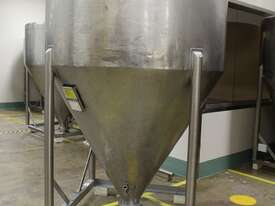 Stainless Steel Conical Hopper - picture0' - Click to enlarge