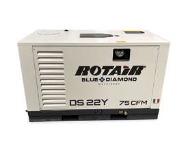 Portable Silent Box Compressor 23 HP 75CFM Rotair DS 22Y - picture0' - Click to enlarge