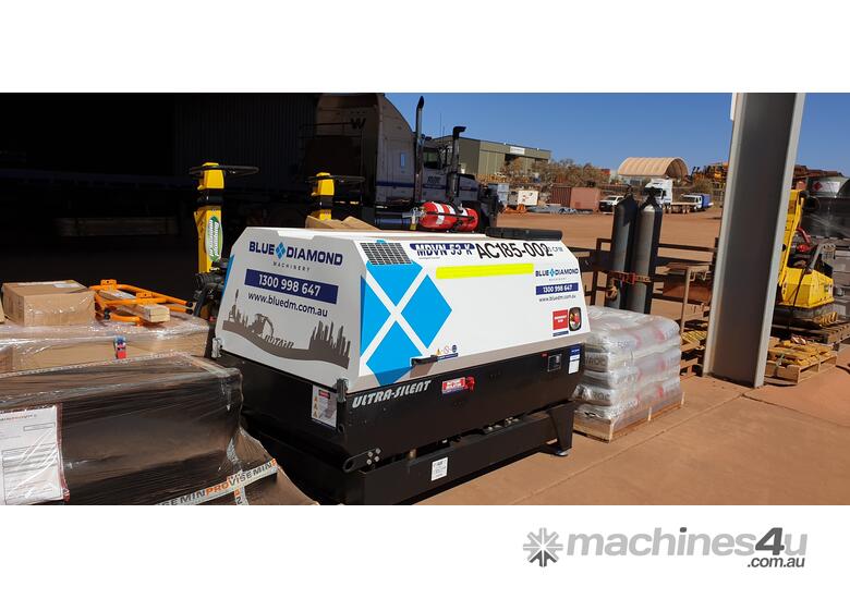 Portable Silent Box Compressor 23 HP 75CFM Rotair DS 22Y