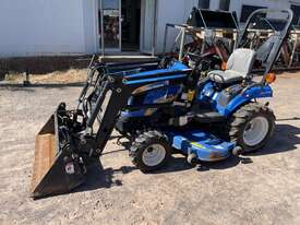 Tractor loader with mower deck - picture1' - Click to enlarge