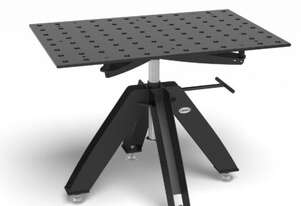 Rotating table height adjustable static incl. Perforated plate 1200x800x15