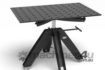 Rotating table height adjustable static incl. Perforated plate 1200x800x15