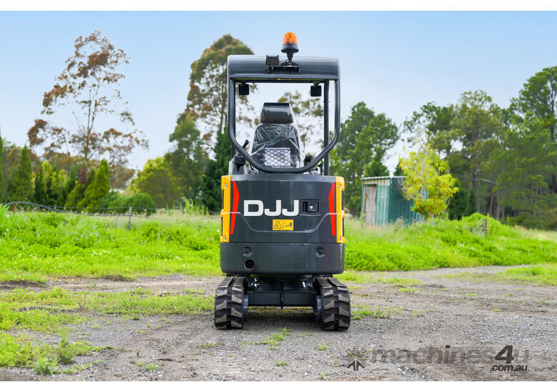 caption DJJ U18 - 1.9T Mini Excavator | Yanmar Engine | 4 Free Attachments Included!