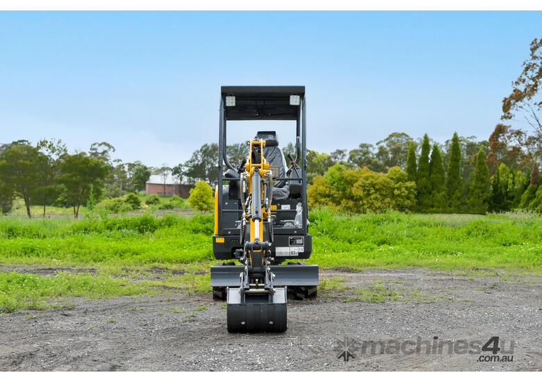 caption DJJ U18 - 1.9T Mini Excavator | Yanmar Engine | 4 Free Attachments Included!
