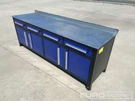 Unused Welding Table, Adjustable Legs, 220cm x 66cm x 80cm - picture1' - Click to enlarge