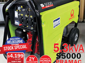 5.3kVA Pramac Petrol Generator - Melbourne Stock Special - picture0' - Click to enlarge