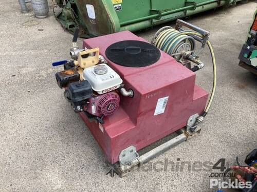 Skid Mounted Fire Fighting Pumpset,Honda Gx 160 1 Cylinder Petrol Motor, Hose Reel, Polly Water Tank