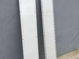 Steel Peg Boards (new condition!) in White - picture1' - Click to enlarge