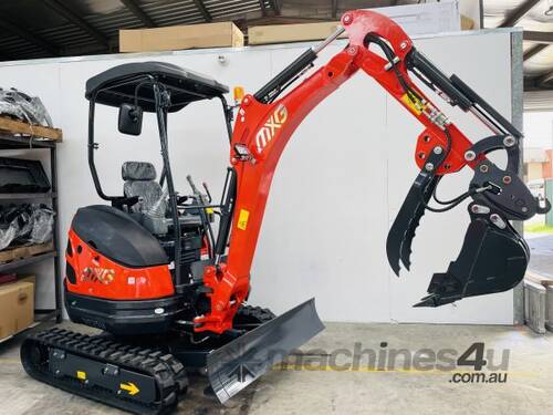 MXG XE25U EXCAVATOR - YANMAR POWER;SWING ARM, EXPANDABLE TRACKS * READY FOR DELIVERY NOW *