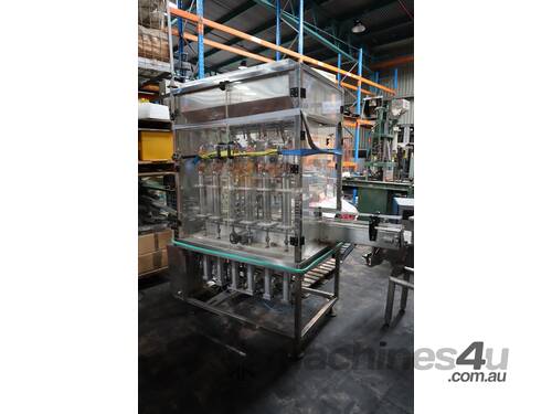 6 Head Automatic Bottle Filler Filling Line with Labeler* 