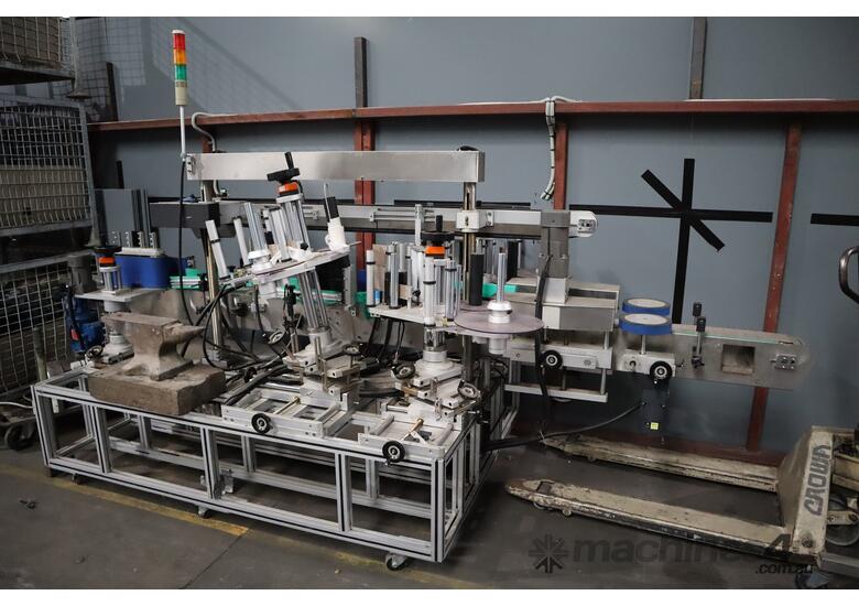6 Head Automatic Bottle Filler Filling Line with Labeler* 