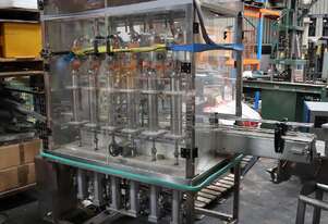 6 Head Automatic Bottle Filler Filling Line with Labeler*