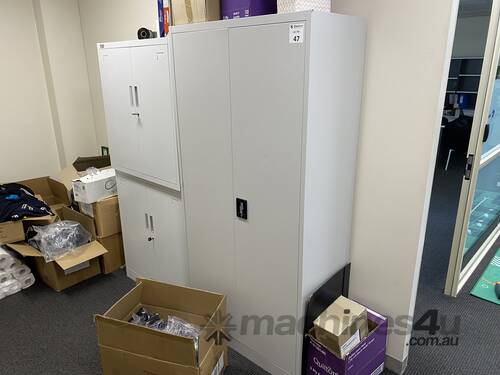 3 x Steel Cabinets