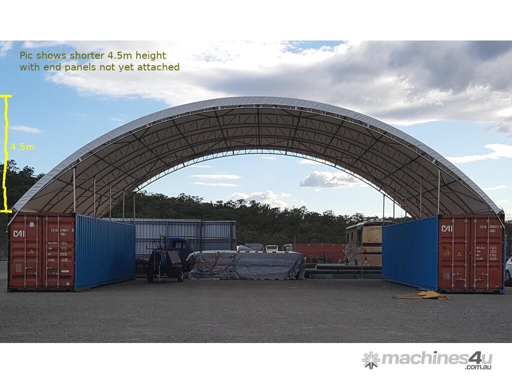 New Suihe New M X M Double Trussed Container Shelter Workshop Igloo