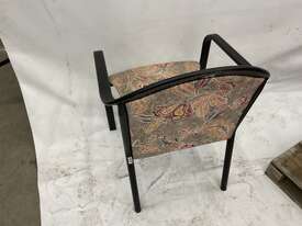 8 Floral Pattern Fabric Chairs - picture0' - Click to enlarge