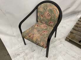 8 Floral Pattern Fabric Chairs - picture2' - Click to enlarge