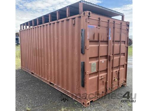 **UPDATED** 20 FT WORKSHOP SHIPPING CONTAINER 