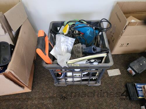 Crate Of Miscellaneous Tools