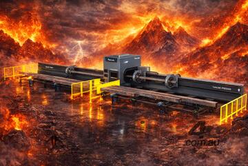 ACCURL TubeLINE D SERIES 6KW | 9M LENGTH | 280MM OD TUBE LASER | BOCI HEAD | CYPCUT CONTROLLER