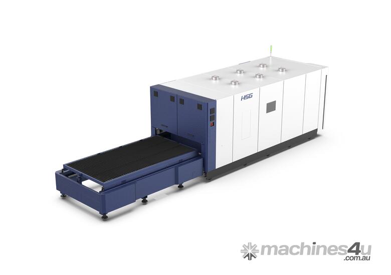 HSG G3015X Fiber Laser Cutter for Sheet Metal | Double Exchange Platform | 6kW