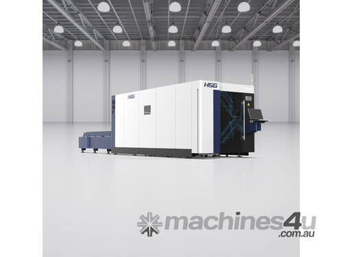 HSG G3015X Fiber Laser Cutter for Sheet Metal | Double Exchange Platform | 6kW
