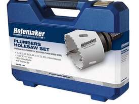 Plumbing Hole Saw Kit 16Pce Holemaker UN108-160 by ITM - picture0' - Click to enlarge